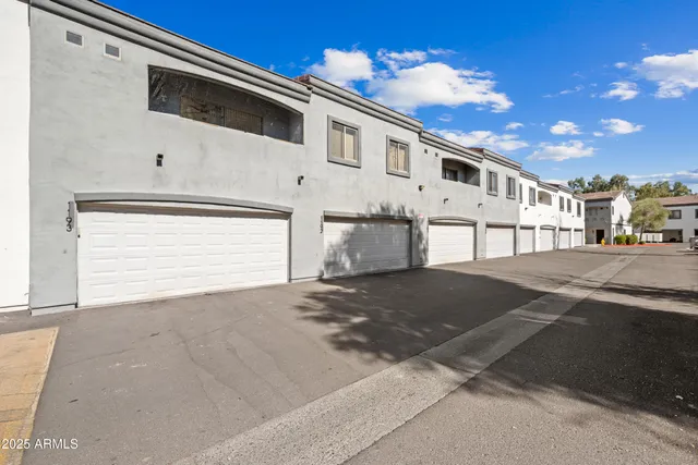 a view of a street with a house