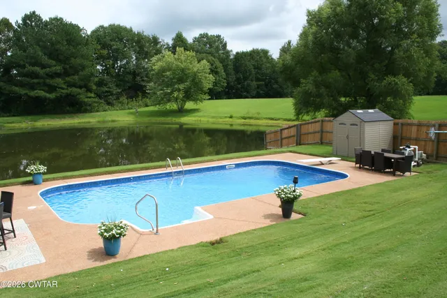 a view of a volley ball court