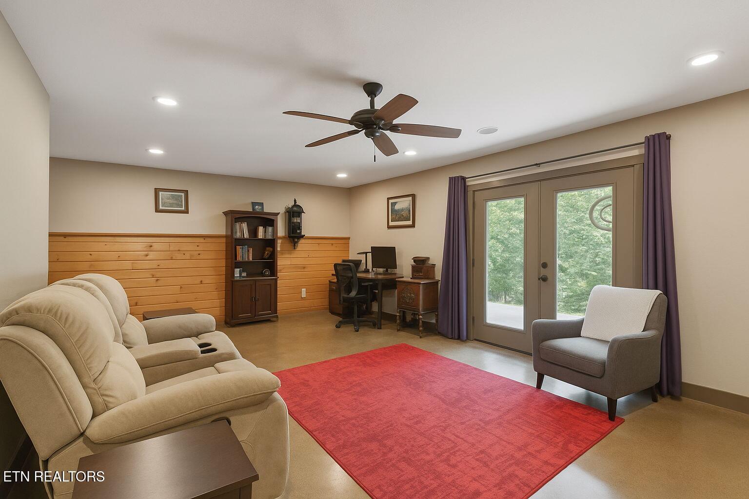 1029 Smithfield Road Tellico Plains, TN 37385 - Photo 42 of 51 46-Modern Basement Living and Office Spa