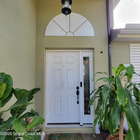 a view of a entryway in a house