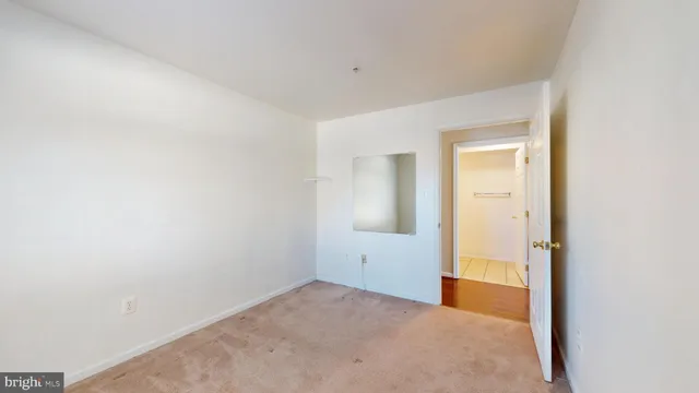 a view of an empty room