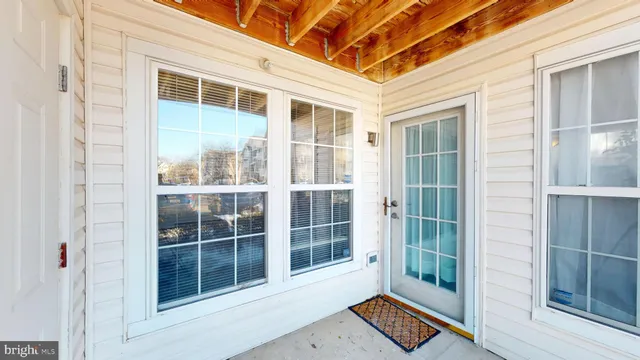 a view of a door with a glass door