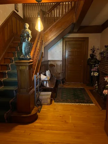 a room with musical instruments