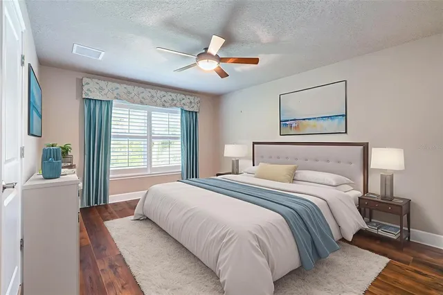 a house view with a garden space