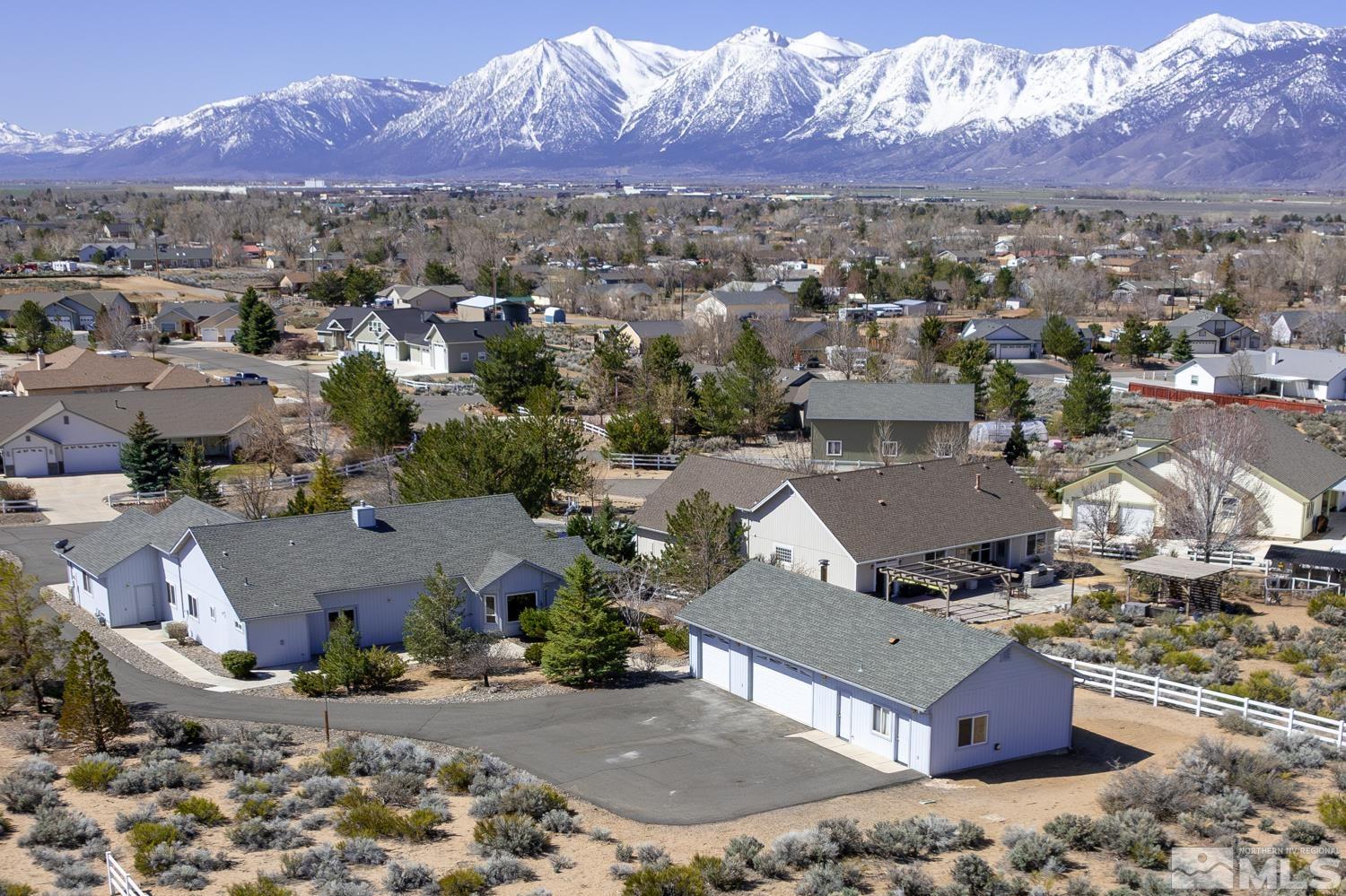 2876 Jackie Circle Minden, NV 89423 - Photo 5 of 40 an aerial view of a houses with a street