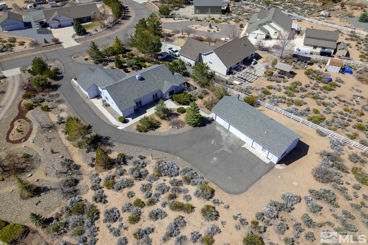 2876 Jackie Circle Minden, NV 89423 - Photo 6 of 40 an aerial view of a house with a yard