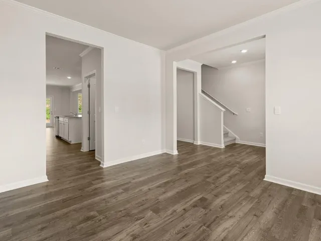 a view of lake with mountain