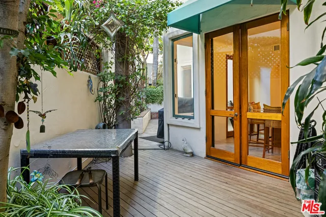 a view of balcony and patio