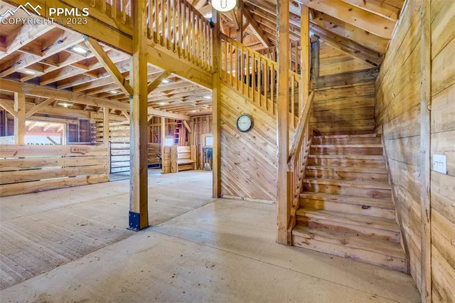 a view of a pathway of a building