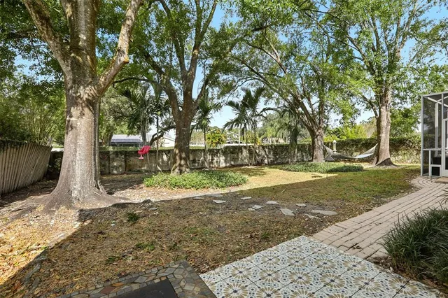 a view of outdoor space with trees