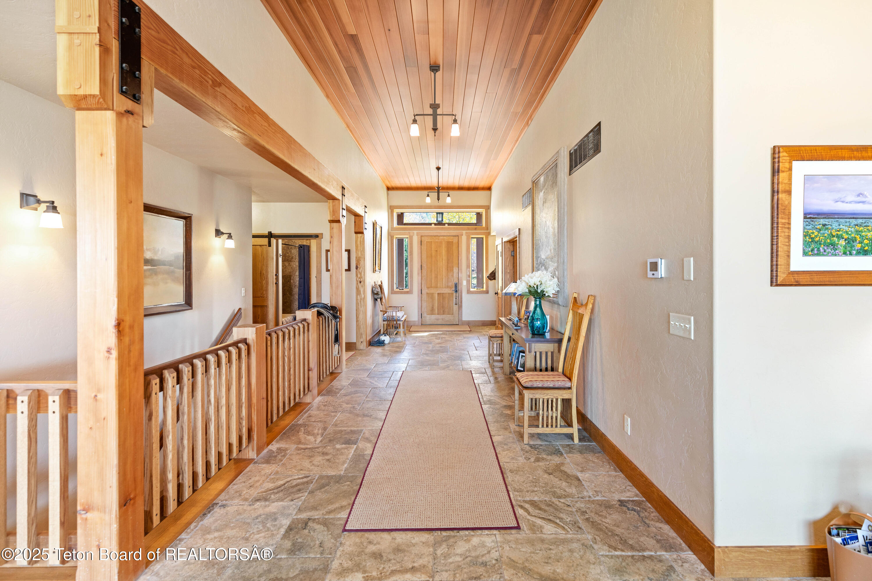 374 Upper Ridge Road Alpine, WY 83128 - Photo 25 of 80 374 Upper Ridge Rd Main Entry Hallway