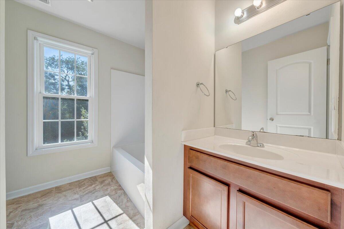 416 Old Fort Road Rocky Mount, VA 24151 - Photo 16 of 28 a bathroom with a sink a vanity and a shower