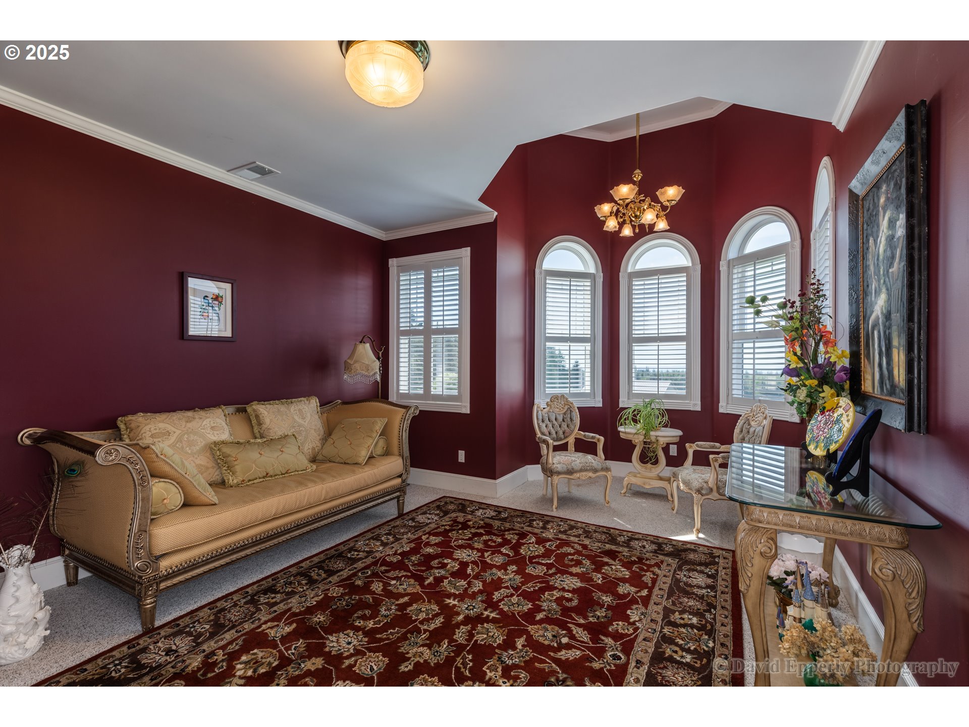60750 Robinette Road St. Helens, OR 97051 - Photo 24 of 46 a living room with furniture chandelier and a large window