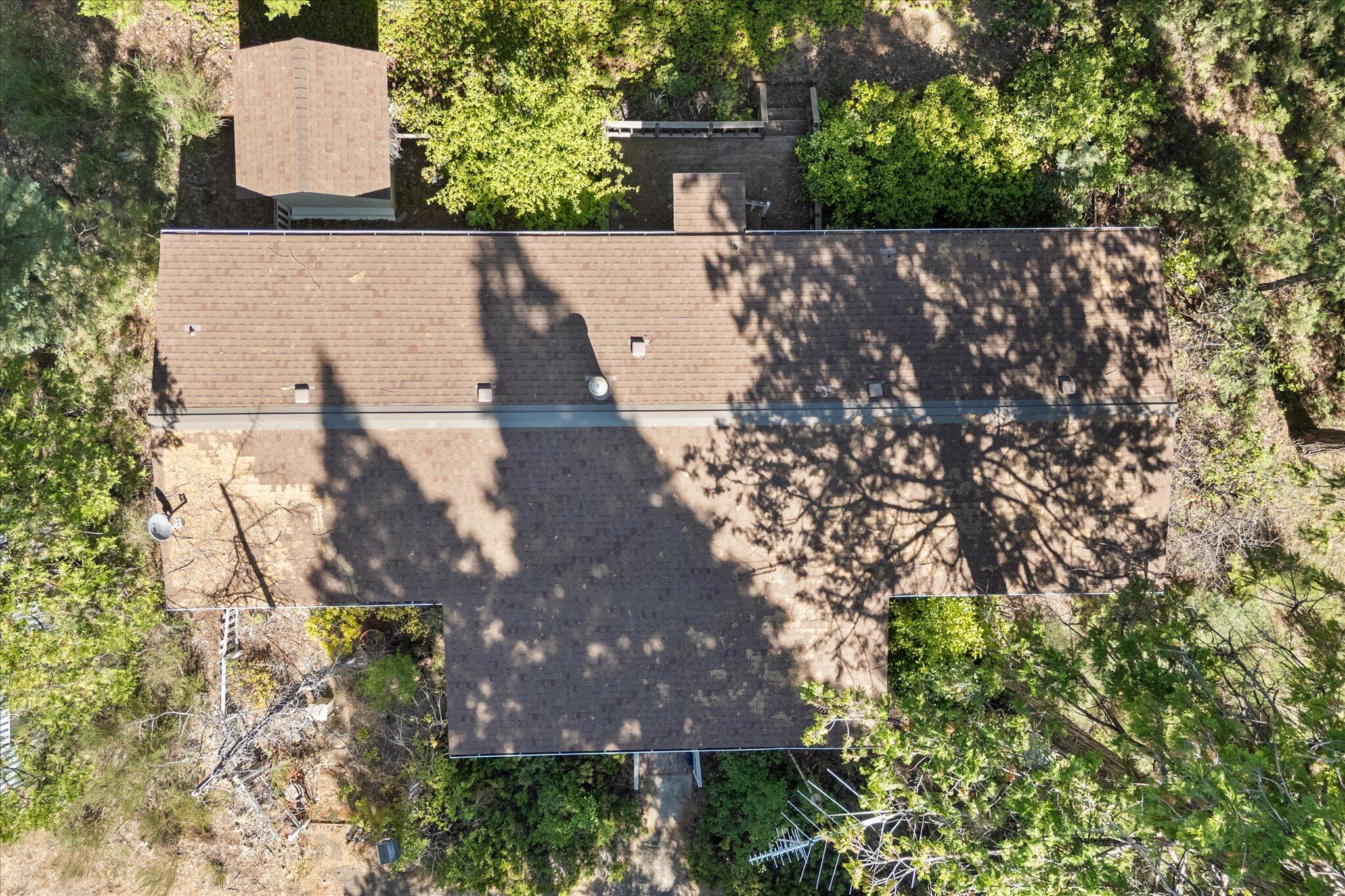 30588 Shingletown Ridge Road Shingletown, CA 96088 - Photo 28 of 44 an aerial view of house with yard