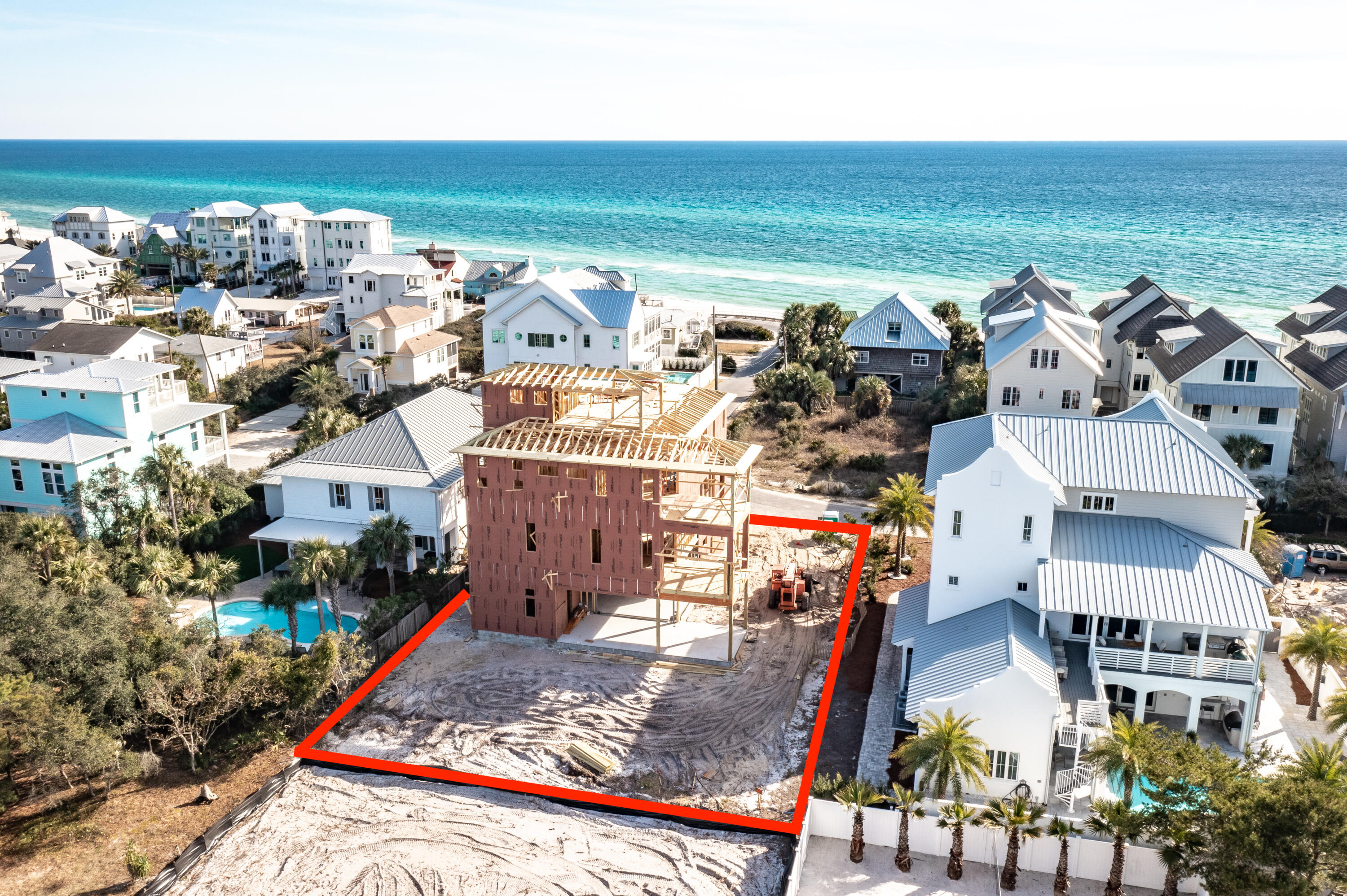 329 Winston Ln Inlet Beach Inlet Beach, FL 32461 - Photo 11 of 11 an aerial view of residential houses with outdoor space
