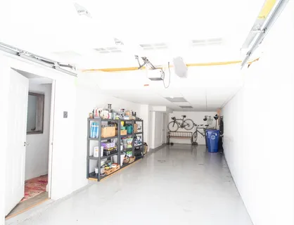 a view of a room with storage and utility