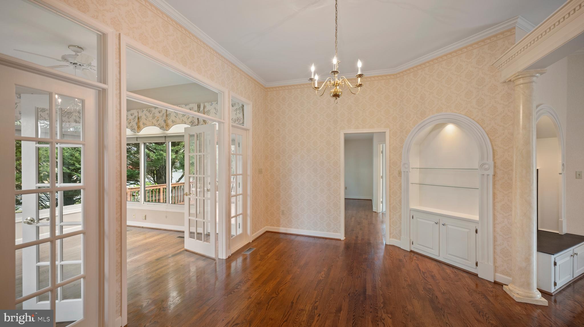 2355 Bear Den Road Frederick, MD 21701 - Photo 17 of 65 view- dining room to sunroom and office