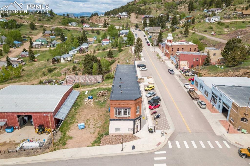 400 Victor Avenue Victor, CO 80860 - Photo 5 of 36 an aerial view of residential houses with outdoor space