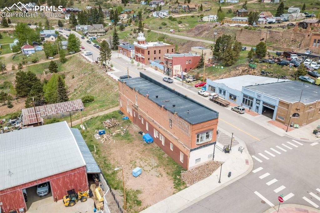 400 Victor Avenue Victor, CO 80860 - Photo 6 of 36 an aerial view of a city