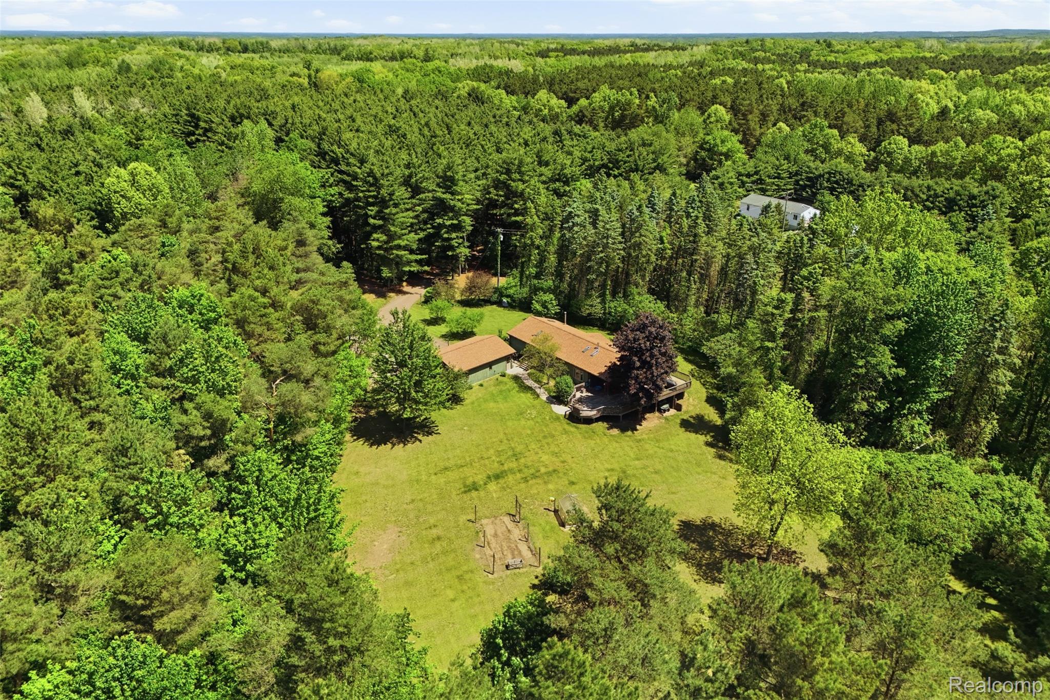 3167 Roods Lake Road Lapeer, MI 48446 - Photo 35 of 38 Aerial view.