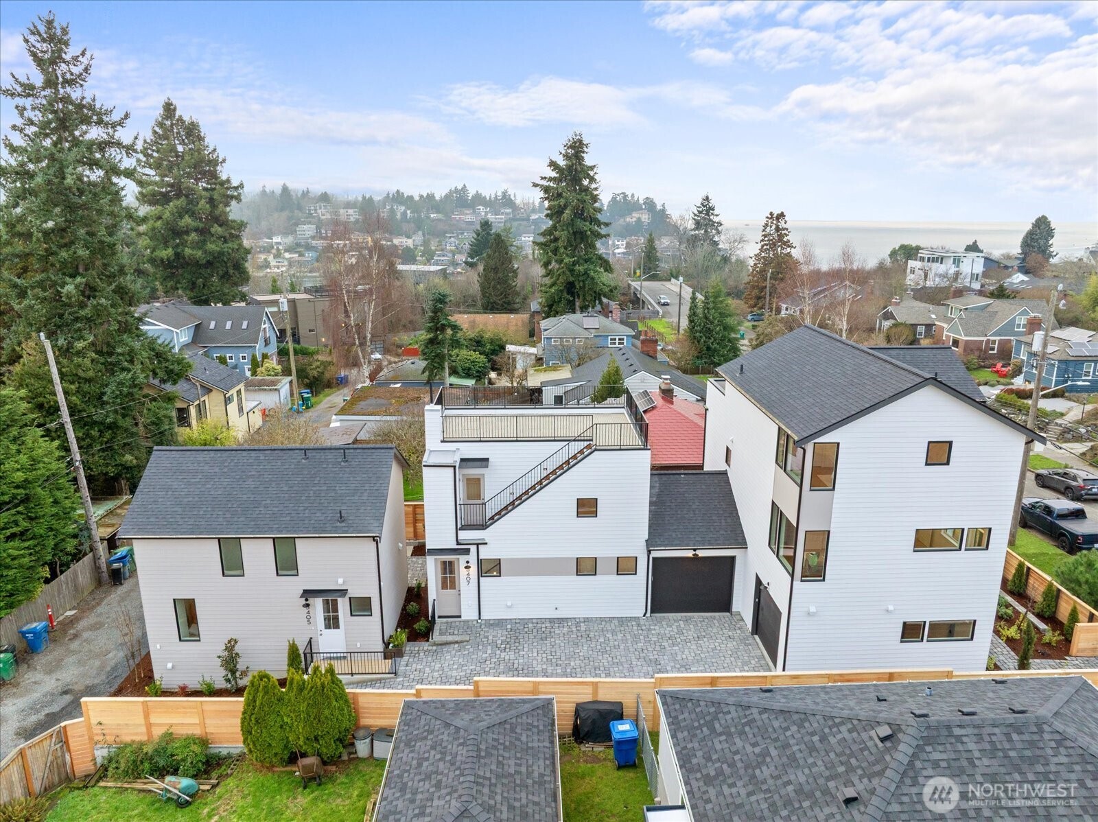 3407 Northwest 57th Street Seattle, WA 98107 - Photo 24 of 29 an aerial view of a house