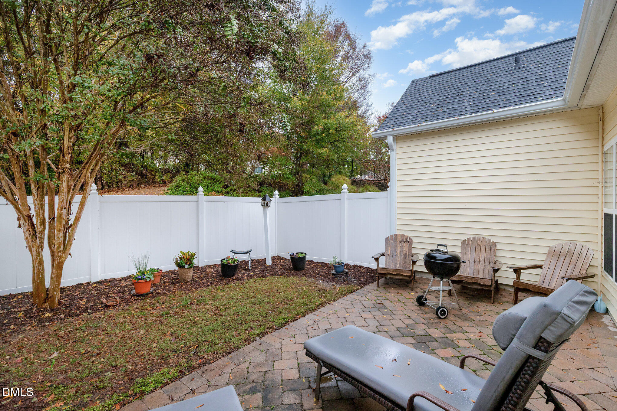 2541 Forest Shadows Lane Raleigh, NC 27614 - Photo 21 of 23 a view of yard from deck with patio