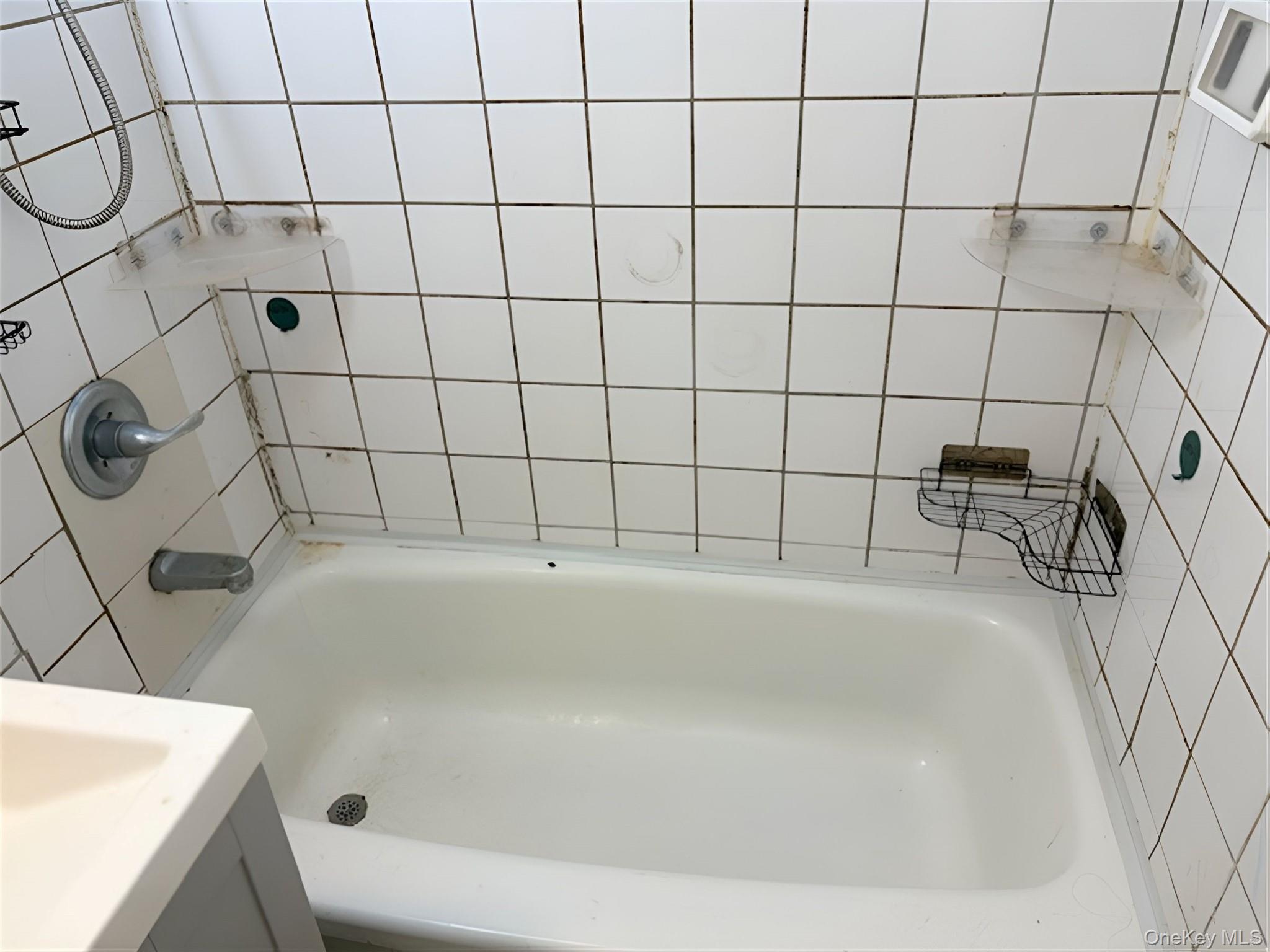 152-72 Melbourne Avenue, Unit 1D Queens, NY 11367 - Photo 9 of 14 a bathroom with a bathtub