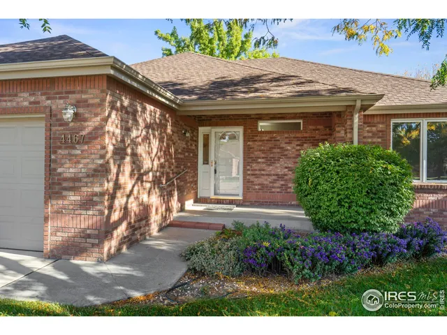 a view of a house with a garden