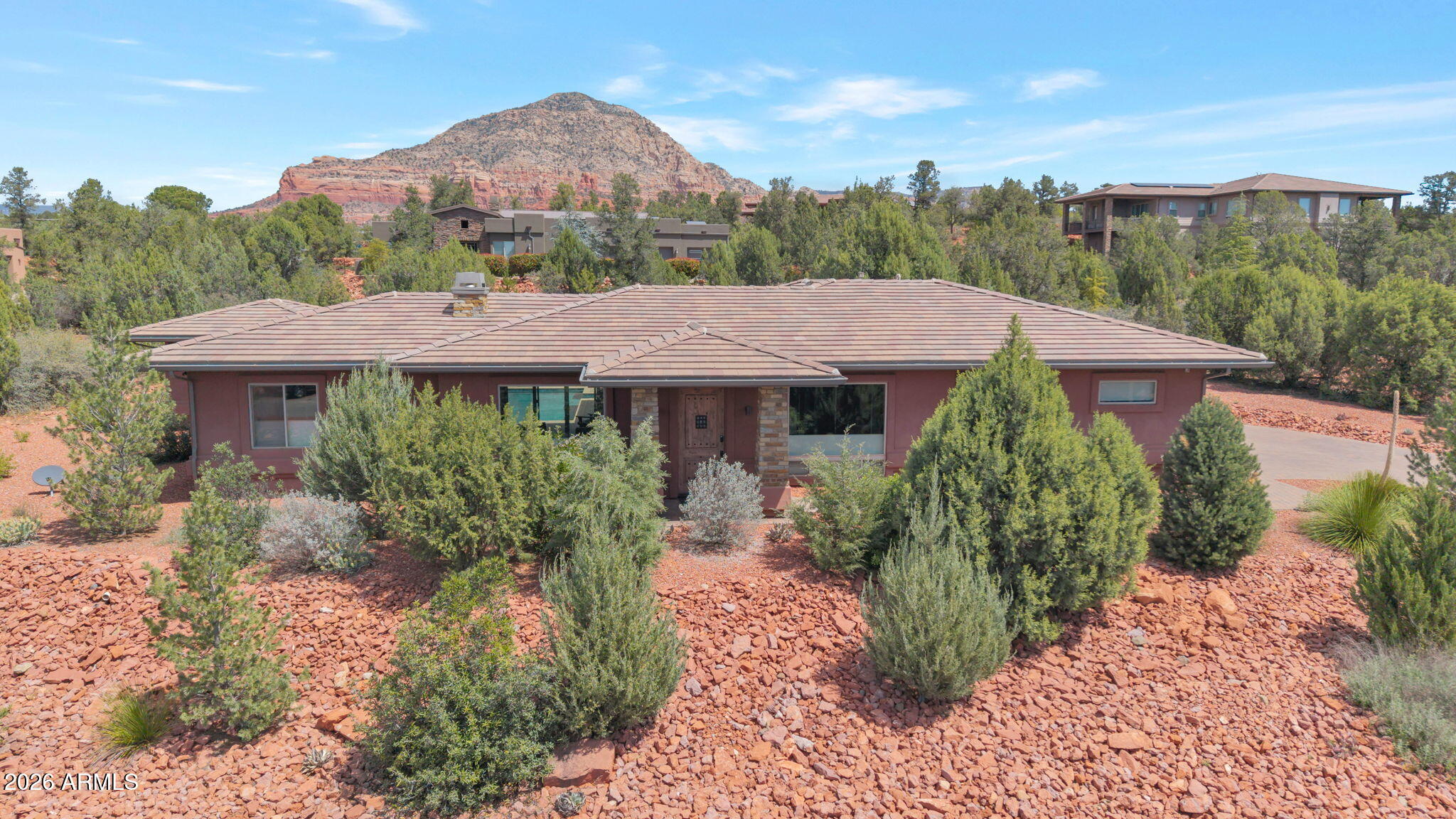 90 Rimstone Circle Sedona, AZ 86336 - Photo 1 of 27 Aerial_Front of Home