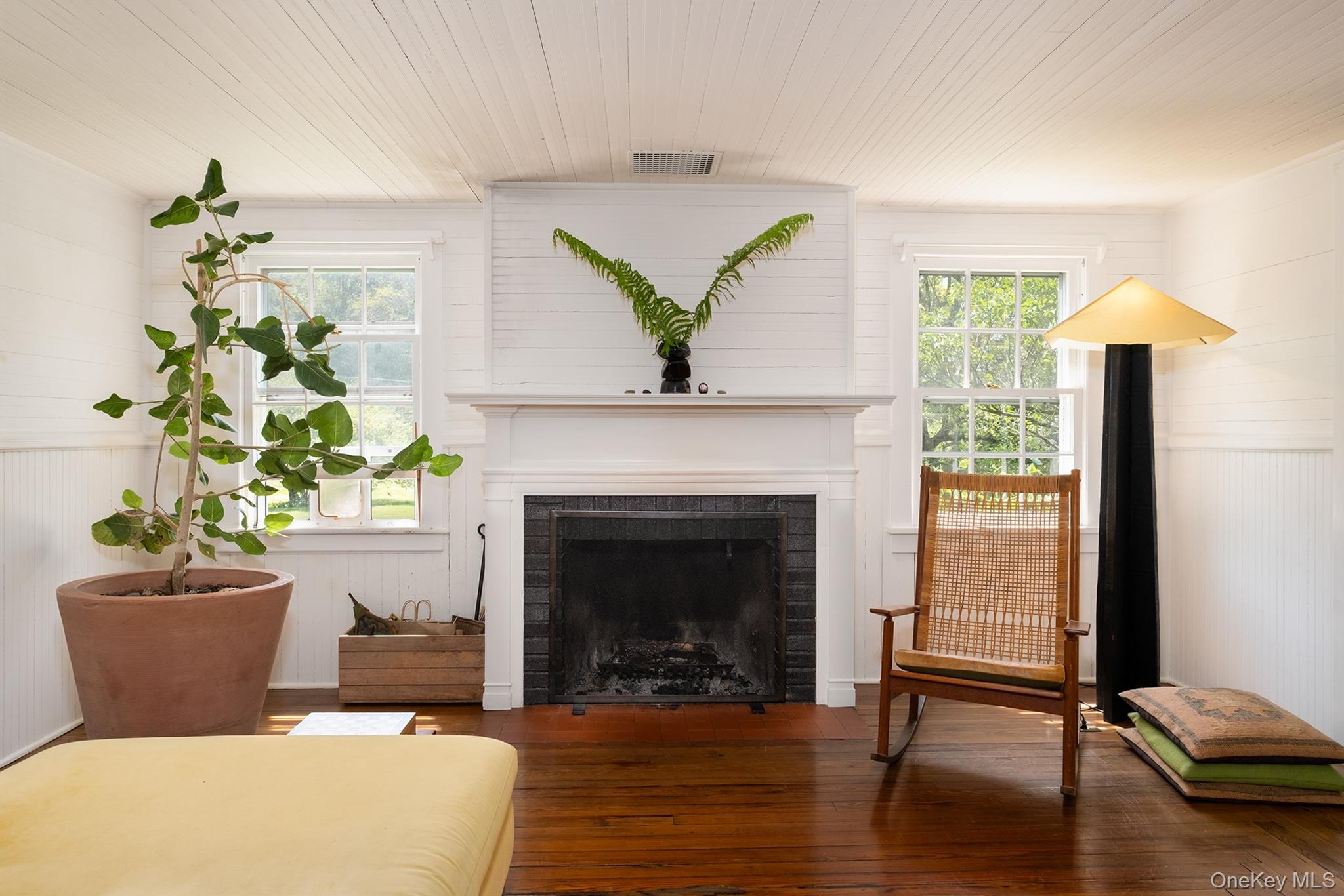 77 Upper Hook Road Rhinebeck, NY 12572 - Photo 14 of 48 a living room with furniture and a fireplace