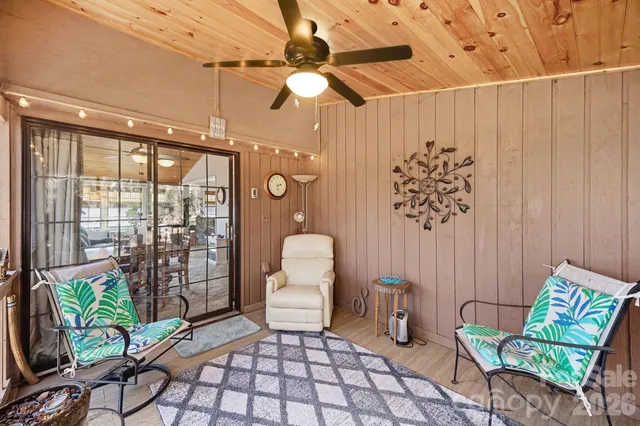 a room with furniture and a window