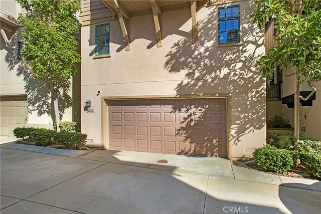 a view of a house with a garage