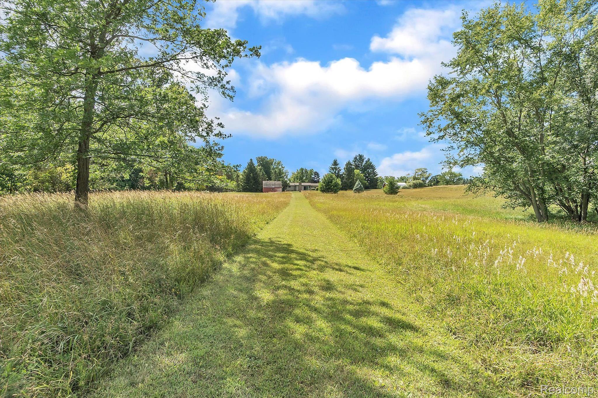 12265 Sharp Road Linden, MI 48451 - Photo 3 of 34 View from Mowed Path towards Home