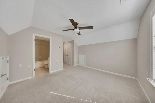 a view of an empty room