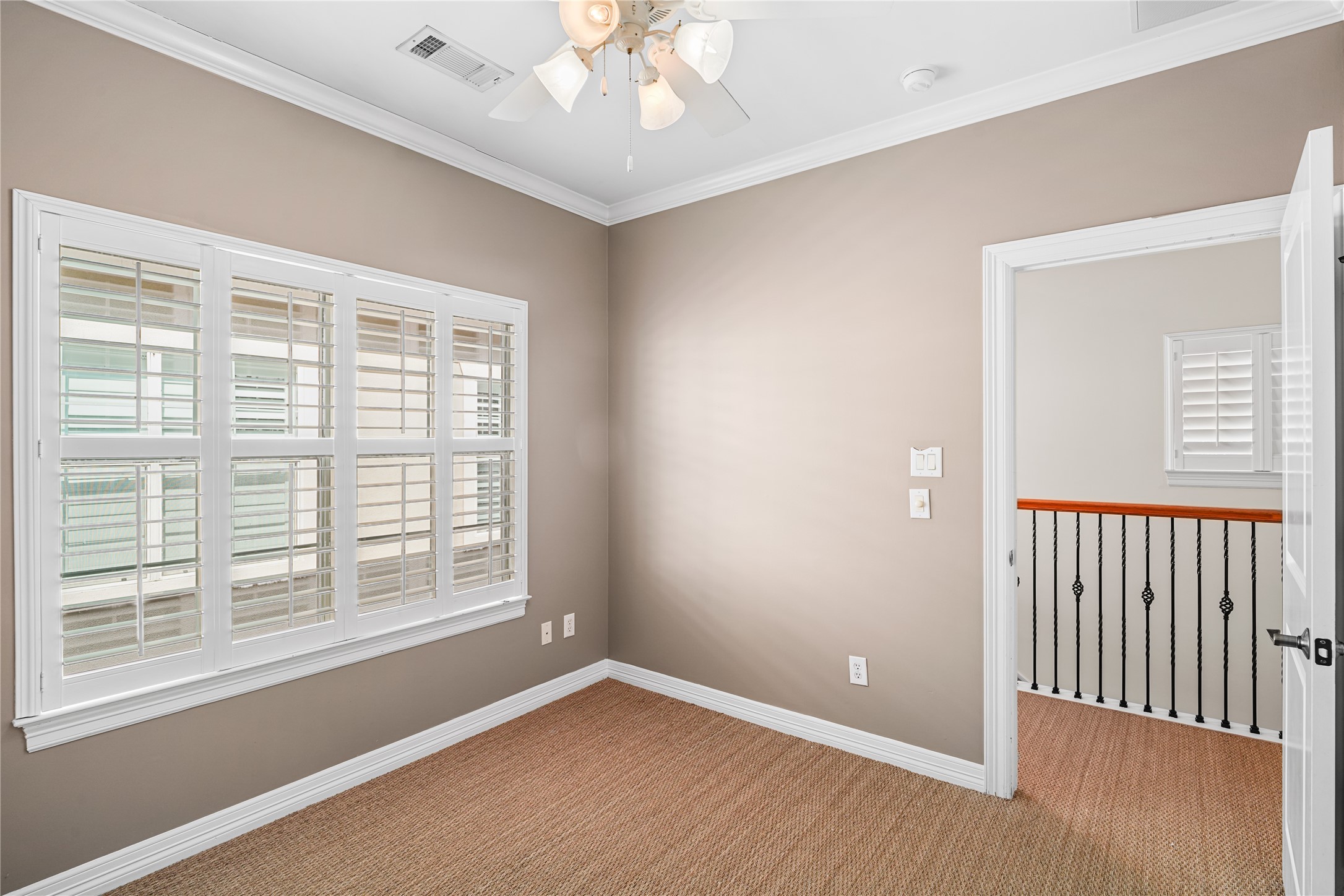 2150 Bancroft Lane Houston, TX 77027 - Photo 22 of 25 a view of an empty room with wooden floor and a window