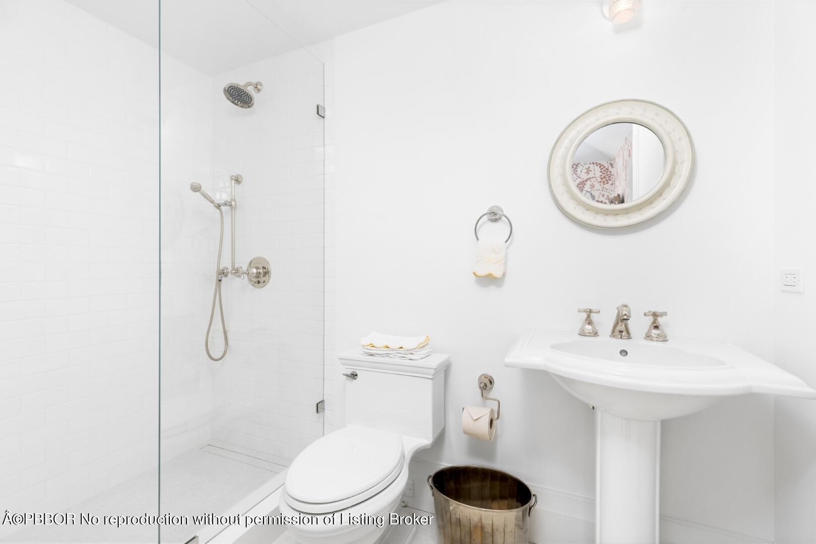 710 South County Road Palm Beach, FL 33480 - Photo 68 of 69 a bathroom with a toilet a sink and a shower