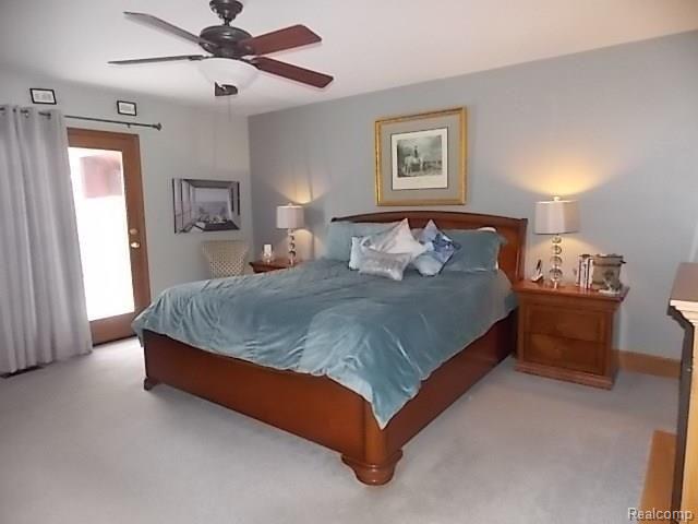 855 Snowmass Drive Rochester, MI 48309 - Photo 15 of 32 Master Bedroom w/ Door Wall to Deck