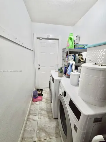 a room with storage and utility