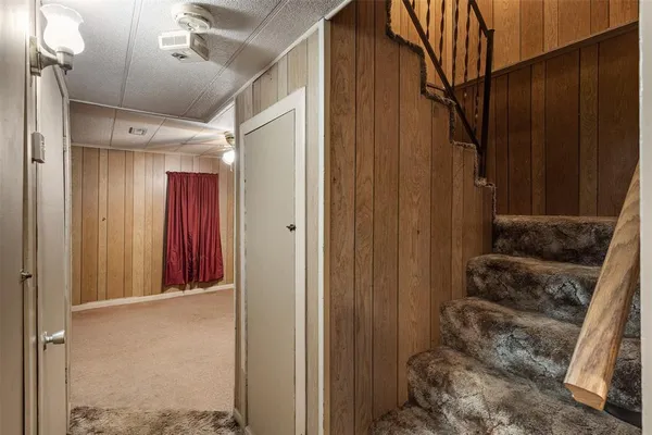 a view of a house with a wooden door