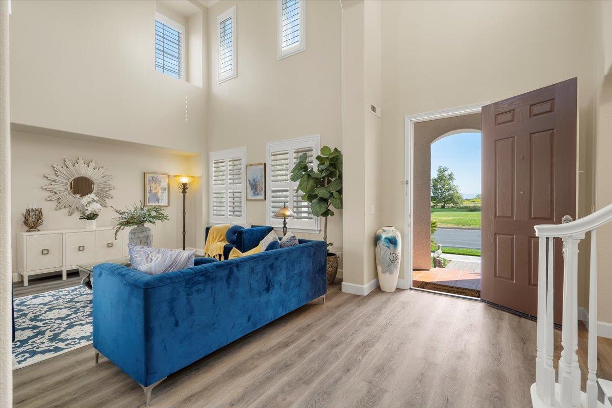1935 St Andrews Circle Gilroy, CA 95020 - Photo 19 of 84 a living room with furniture and a fireplace