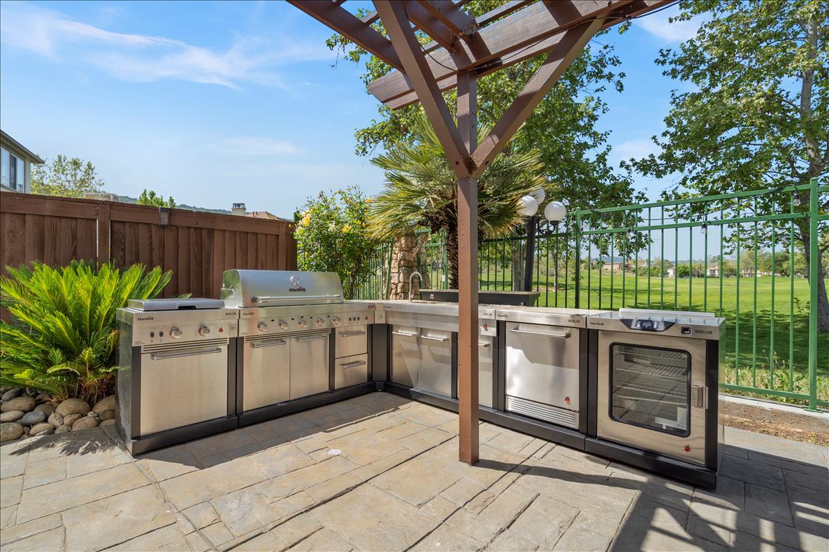 1935 St Andrews Circle Gilroy, CA 95020 - Photo 47 of 84 a view of a bathroom with a sink and garden