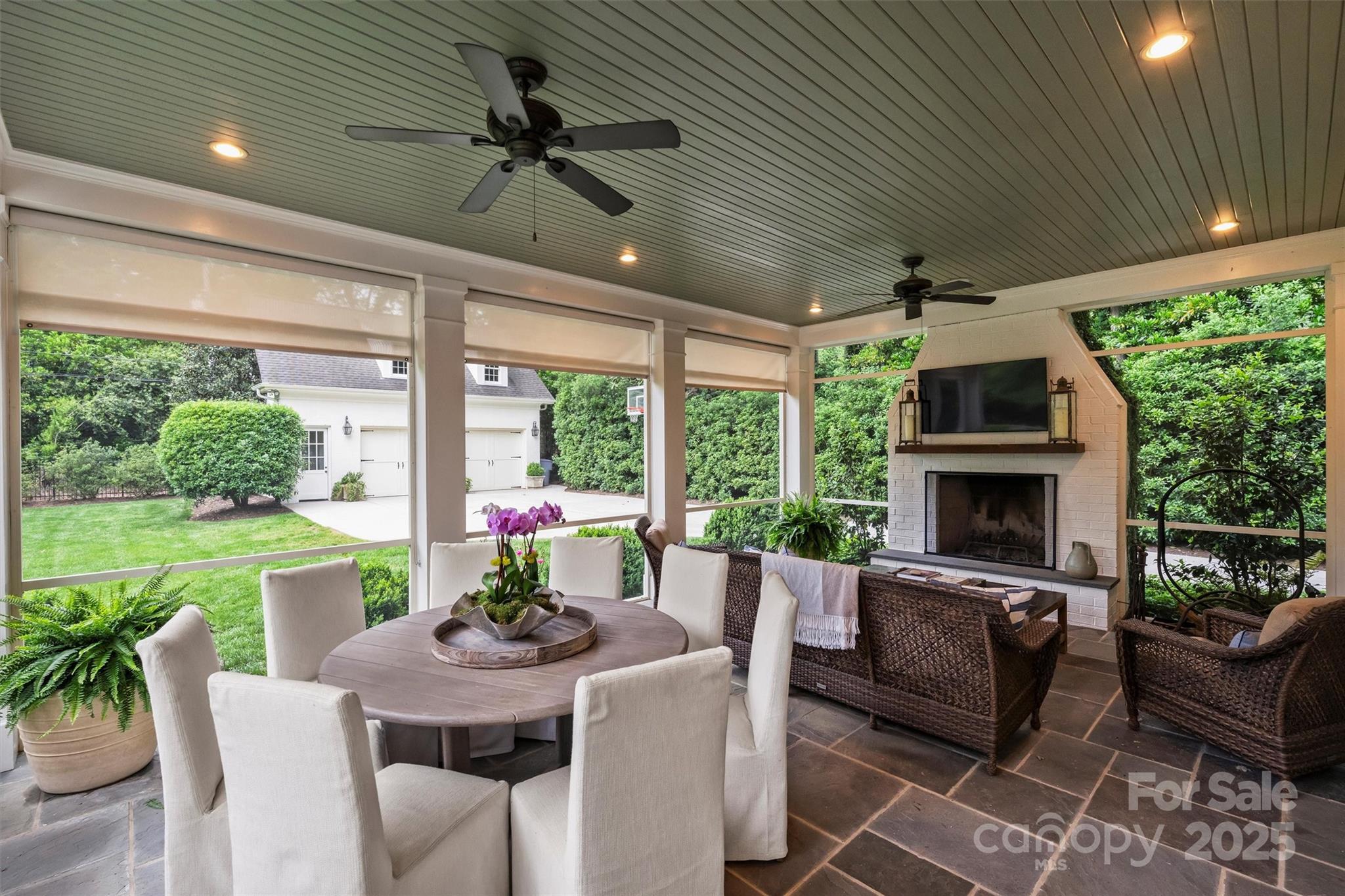 3950 Abingdon Road Charlotte, NC 28211 - Photo 39 of 43 a living room with furniture fireplace and a large window