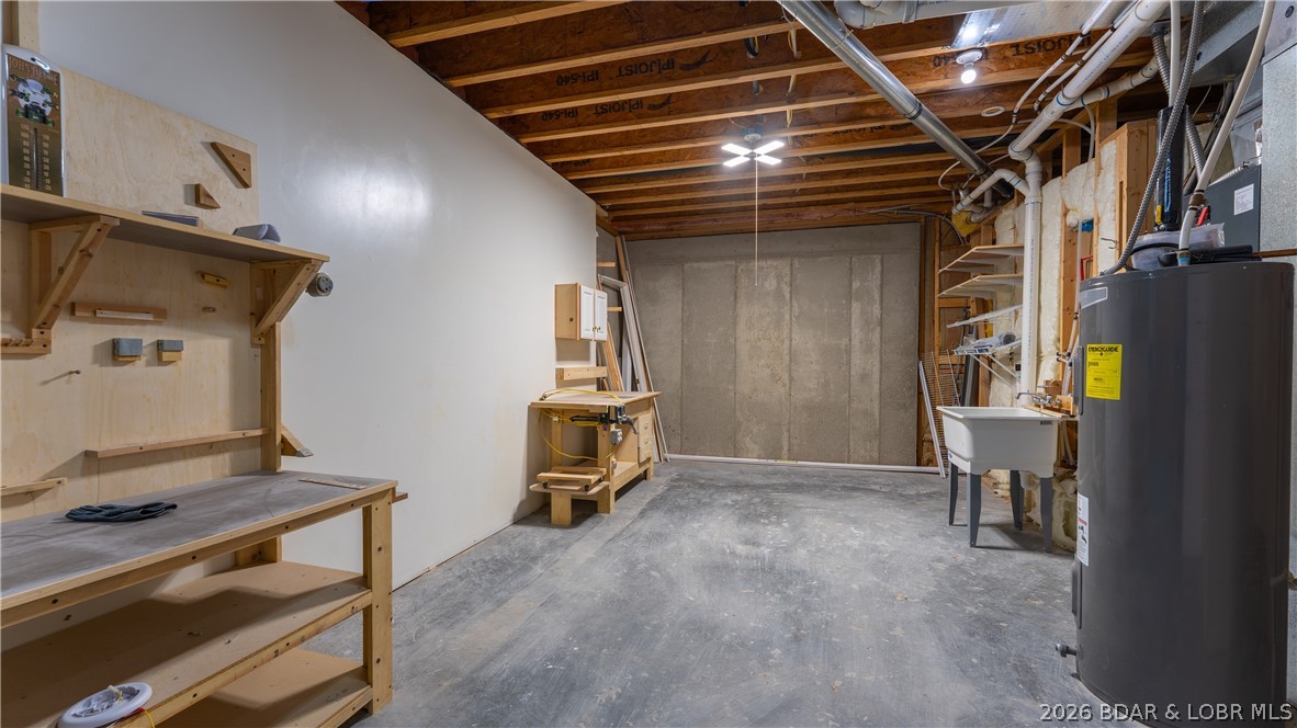 352 Duckhead Road Lake Ozark, MO 65049 - Photo 48 of 75 Lower Level Storage/shop/utility
