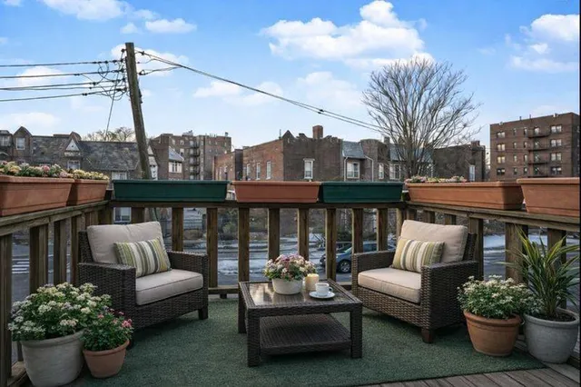 a living room with furniture and window