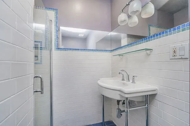 a workspace with furniture and a window