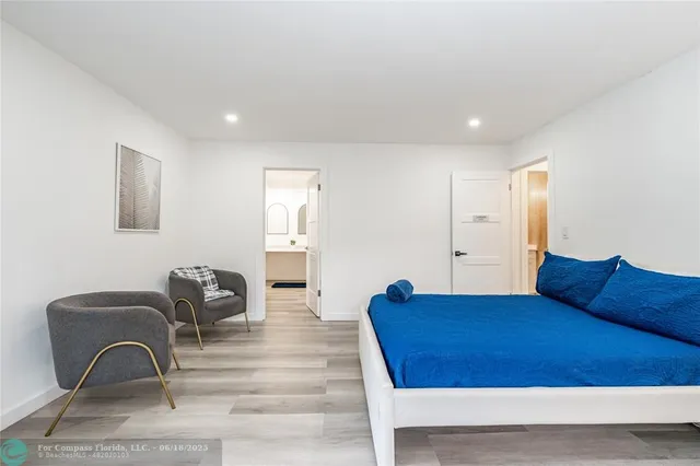 a view of a city with tall buildings