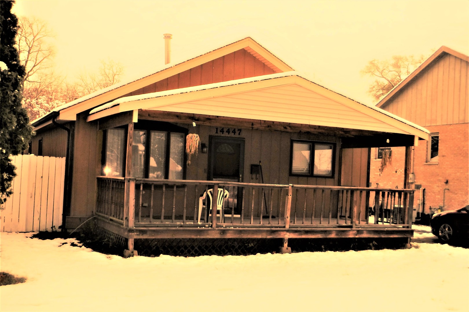 14447 Ridgeway Avenue Midlothian, IL 60445 - Photo 1 of 21 a front view of a house with a yard