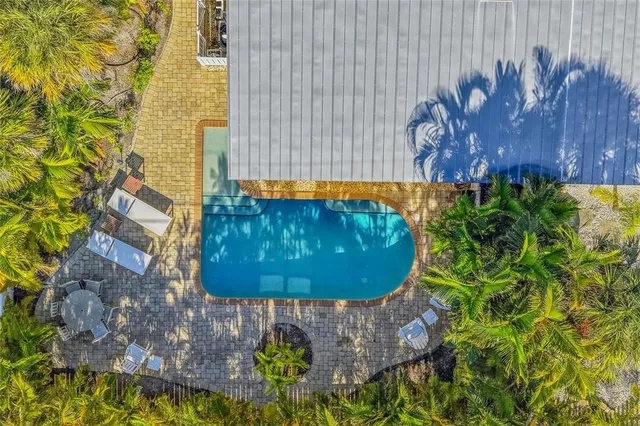 a view of a table and chairs