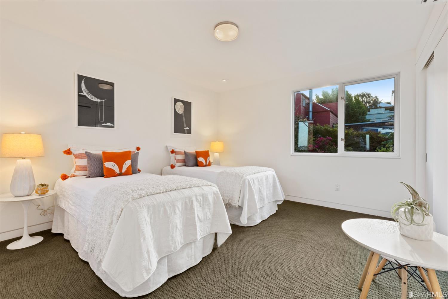 172 Prentiss Street San Francisco, CA 94110 - Photo 34 of 73 Southern guest bedroom overlooks soccer pitch