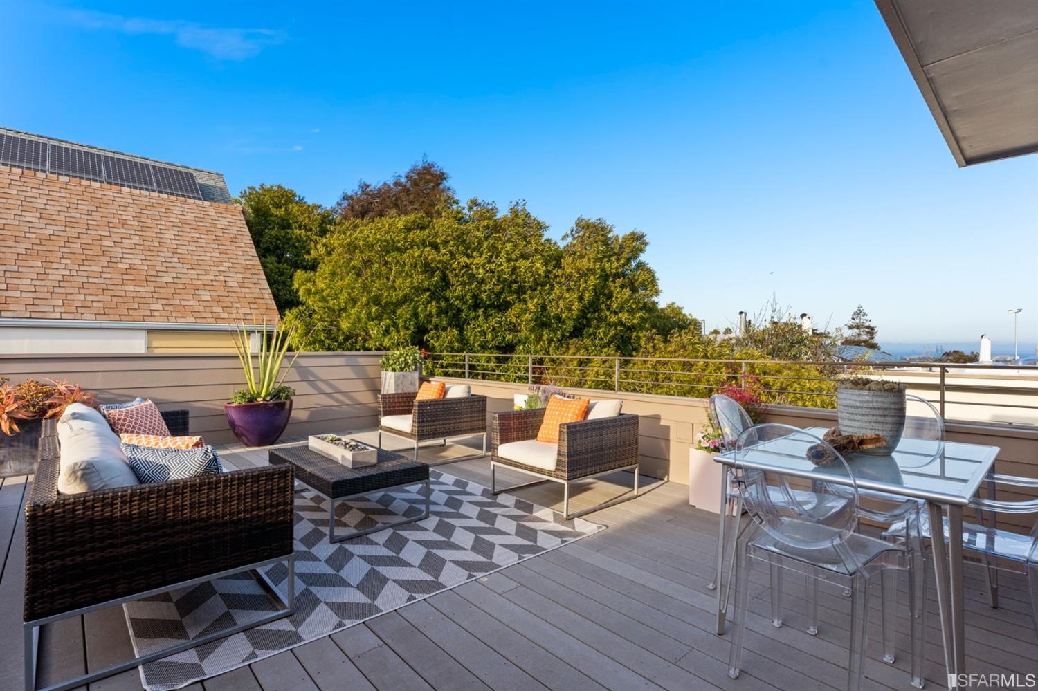 172 Prentiss Street San Francisco, CA 94110 - Photo 49 of 73 Deck off of Primary Suite with hot tub connections ready to go.